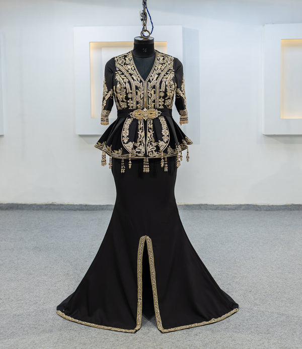 Black noir karakou plus surjupe (MRV_1800)