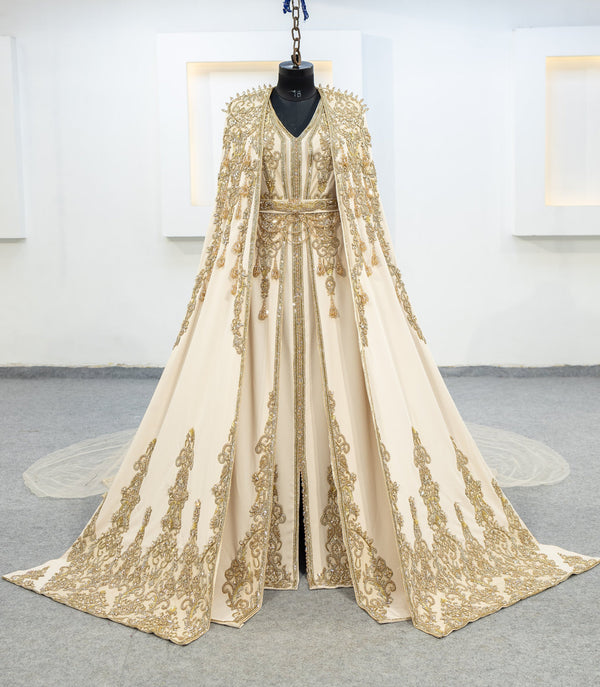 Beige Takshita Vois Pieces (MRV_1871)