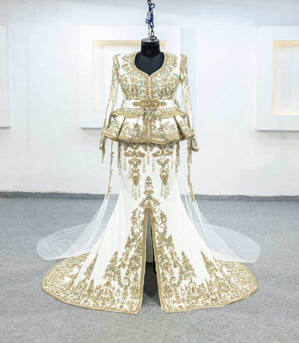 blanc karakou avec jupe