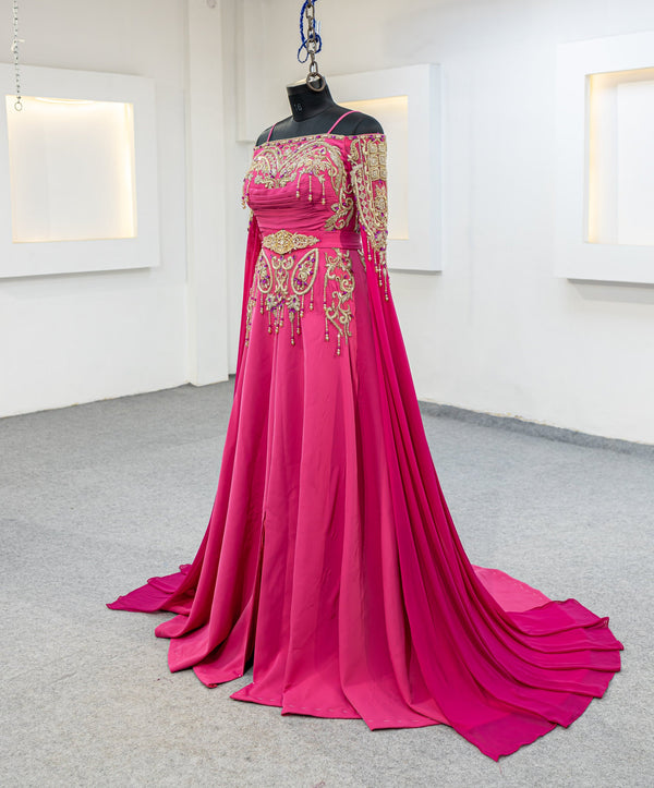 fuschia robe invitee (MRV_0314)