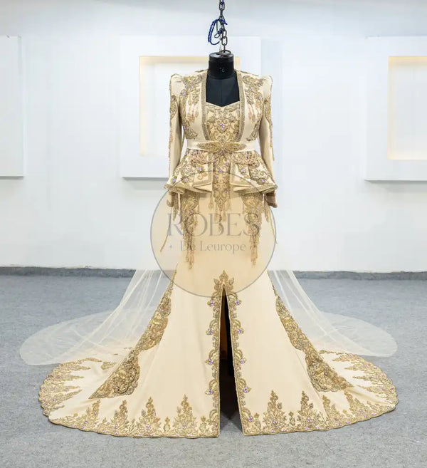 beige karakou plus jupe