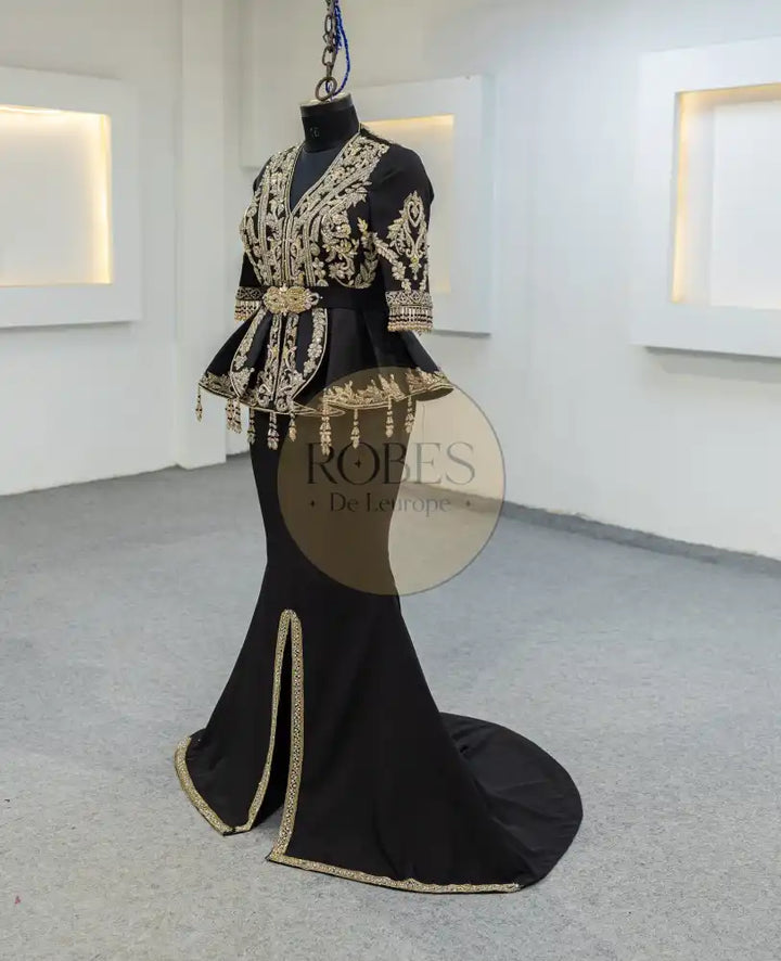 Black noir karakou plus surjupe (MRV_1800)