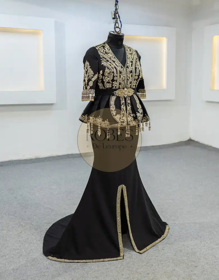 Black noir karakou plus surjupe (MRV_1800)