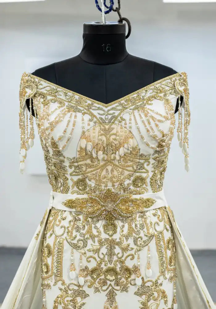 blanc badroune plus surjupe (MRV_1558)