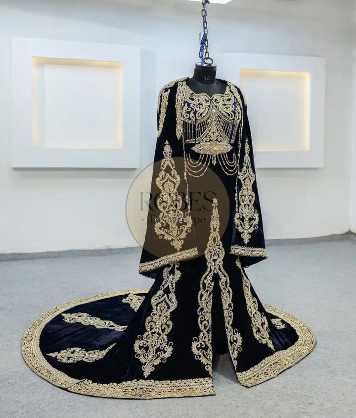 Bleu Nuit Forgani avec Cape (MRV_1041)