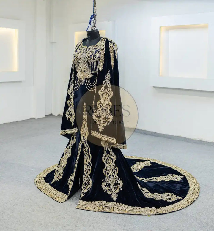 Bleu Nuit Forgani avec Cape (MRV_1041)