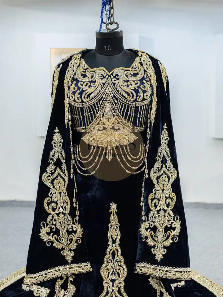 Bleu Nuit Forgani avec Cape (MRV_1041)