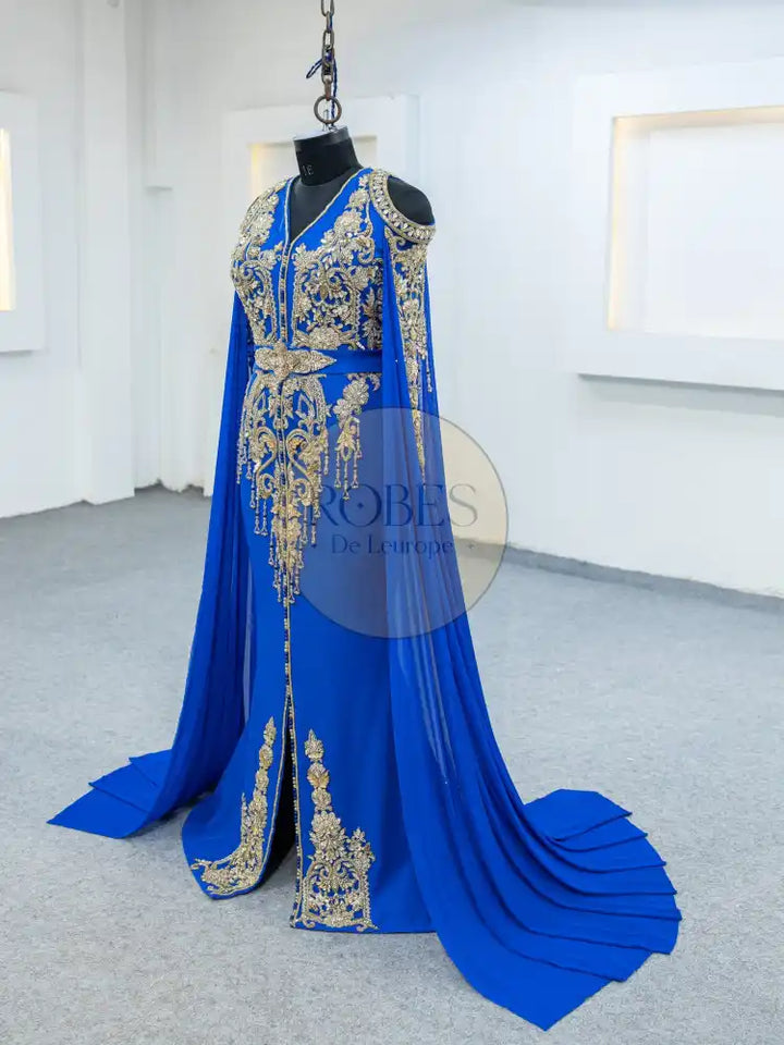 bleu roi robe invitee (3149)