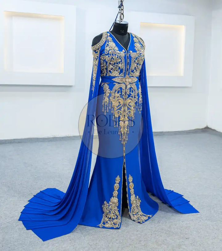 bleu roi robe invitee (3149)