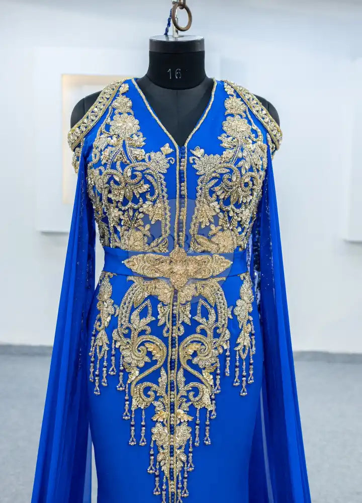 bleu roi robe invitee (3149)