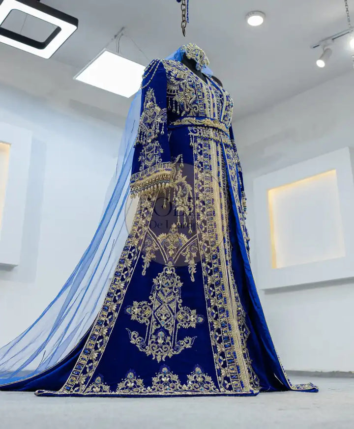 Bleu Roi Takshita Velour (MRV_3231)