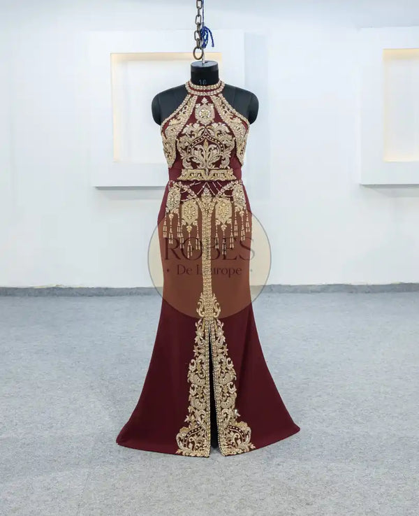 bordeaux robe sirene (2529)