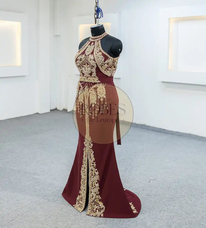 bordeaux robe sirene (2529)