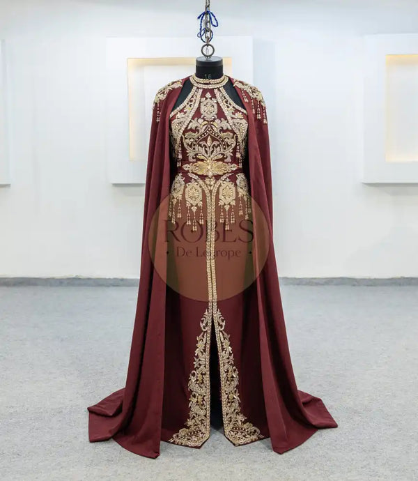 bordeaux robe sirene (MRV_0413)