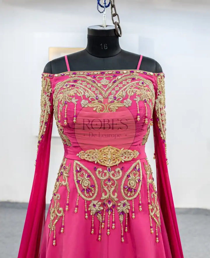 fuschia robe invitee (MRV_0314)