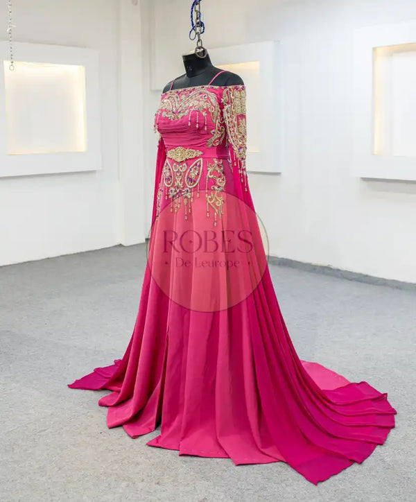 fuschia robe invitee (MRV_0314)