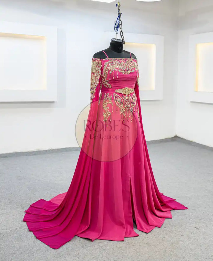 fuschia robe invitee (MRV_0314)