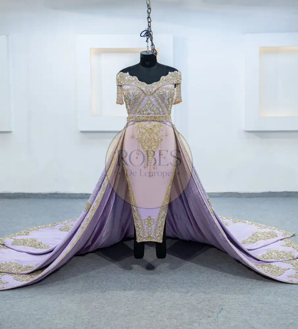 lilac badroune plus surjupe (MRV_3292)