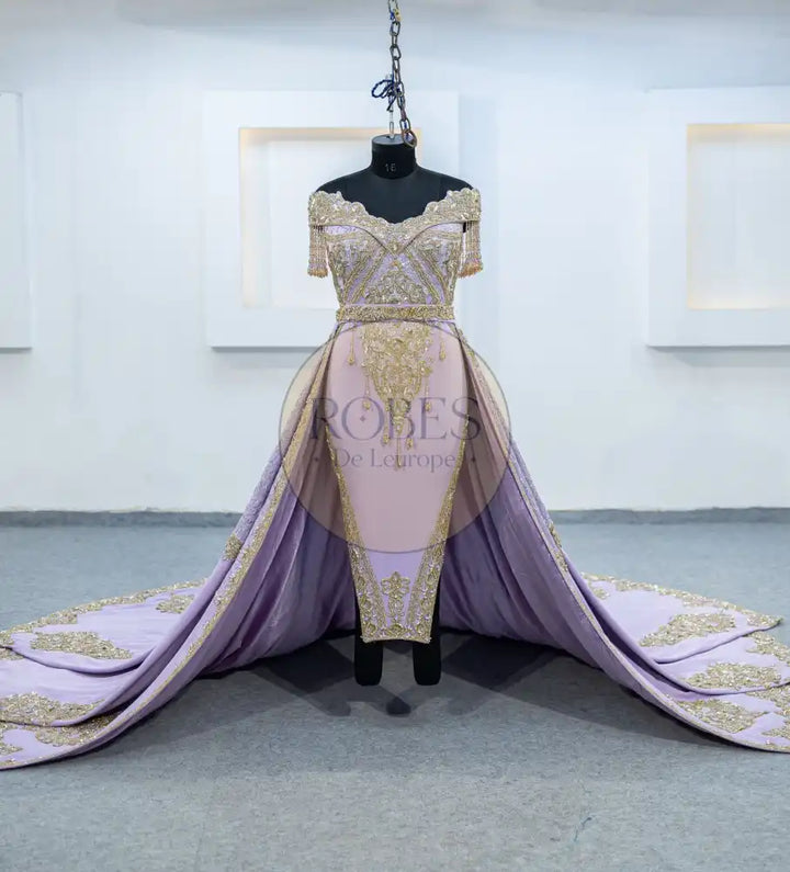 lilac badroune plus surjupe (MRV_3292)