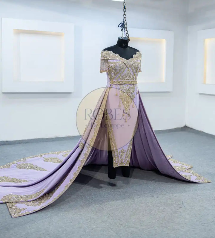 lilac badroune plus surjupe (MRV_3292)