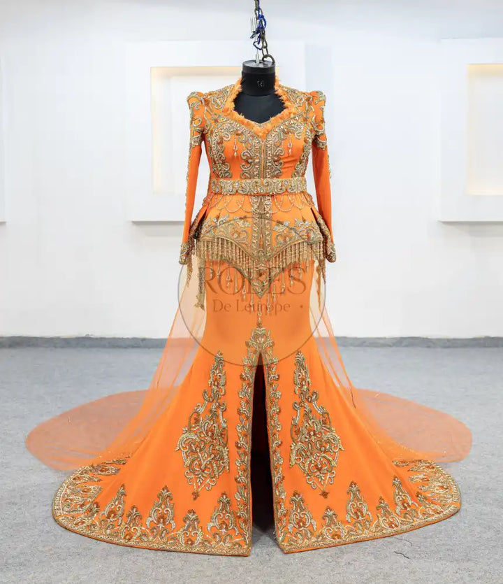 l’orange karakou avec jupe
