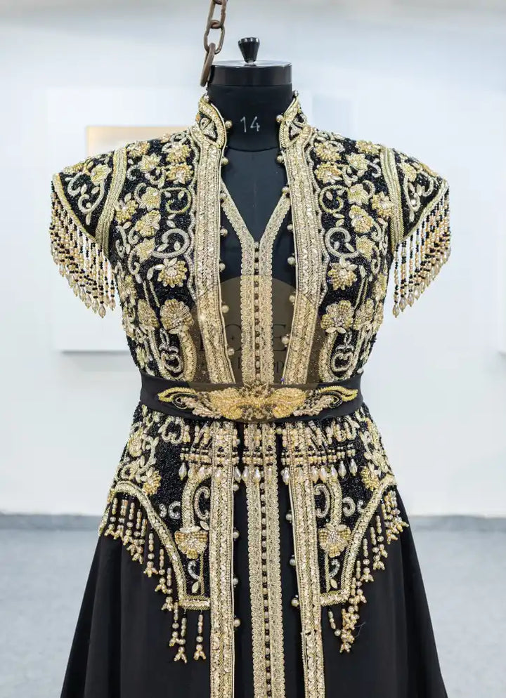 noir robe invitee (2451)