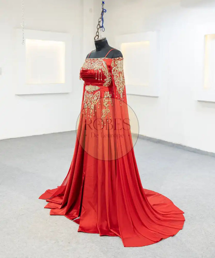 rouge robe invitee (MRV_1851)