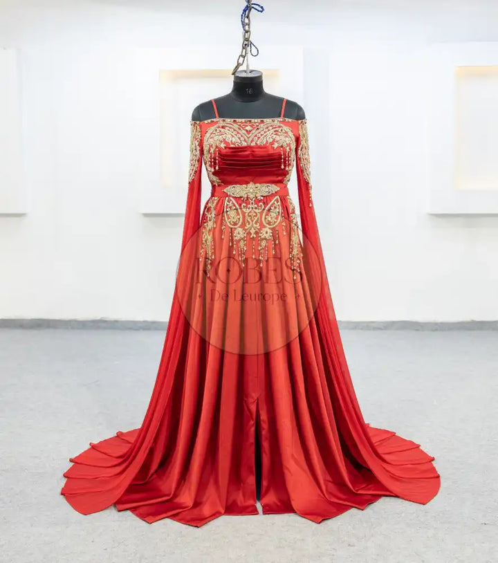 rouge robe invitee (MRV_1851)