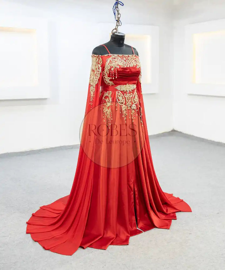 rouge robe invitee (MRV_1851)