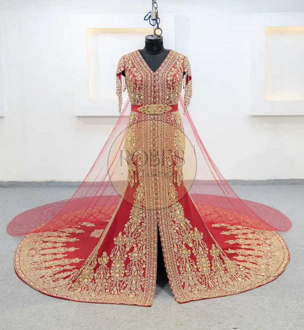 rouge robe sirene (MRV_1830)