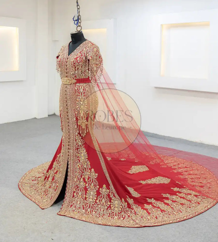 rouge robe sirene (MRV_1830)