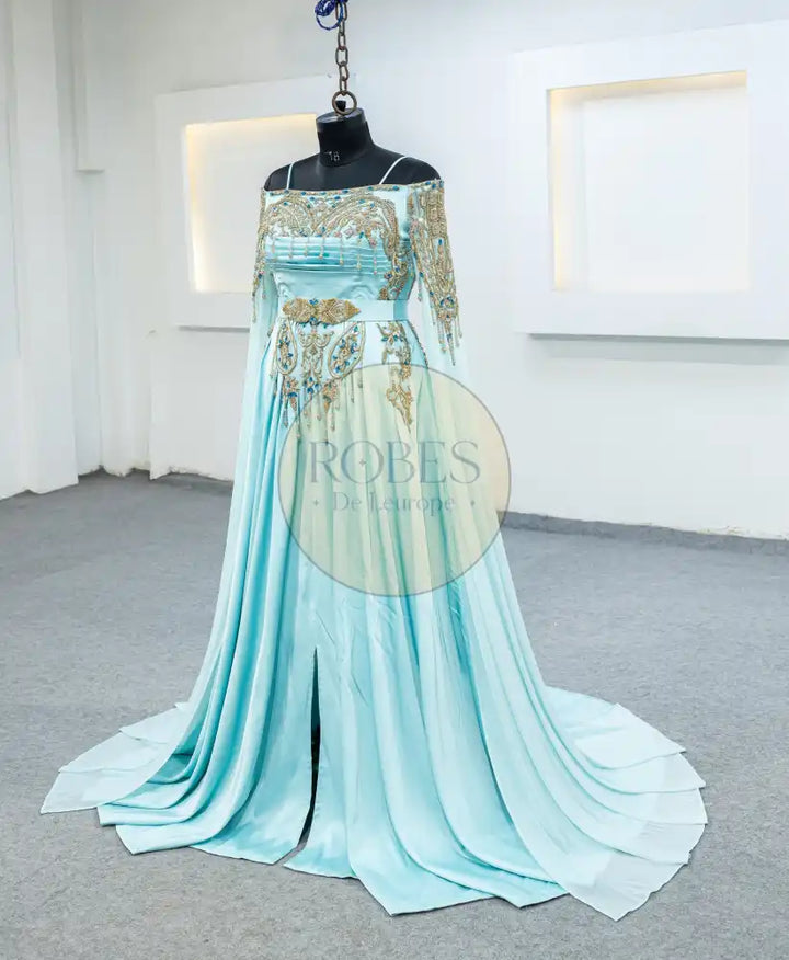 vert deau robe invitee (2525)