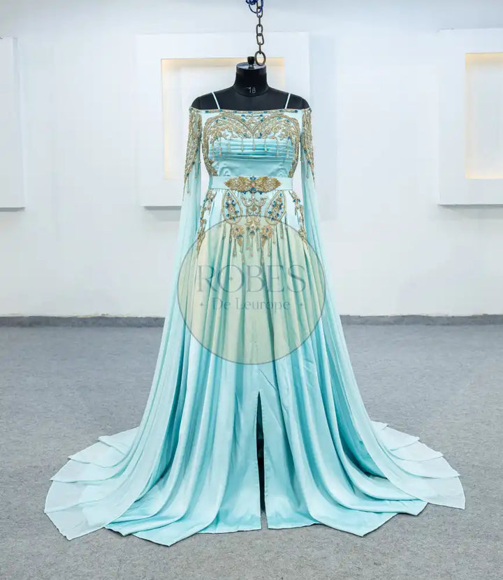 vert deau robe invitee (2525)