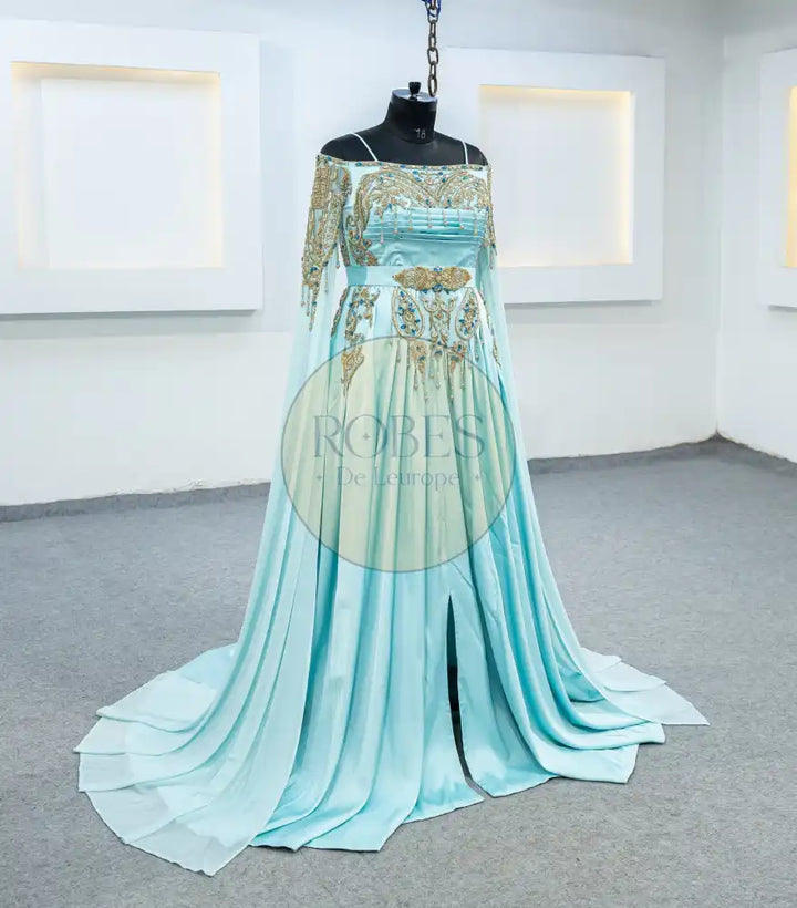 vert deau robe invitee (2525)