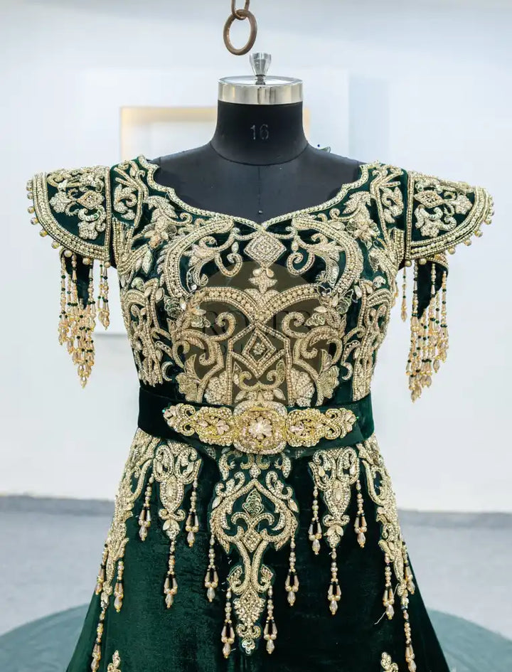 Vert Forgani Velour (2366)