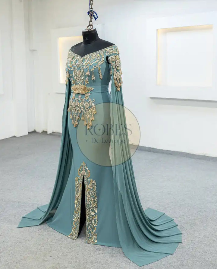 vert robe sirene (2170)