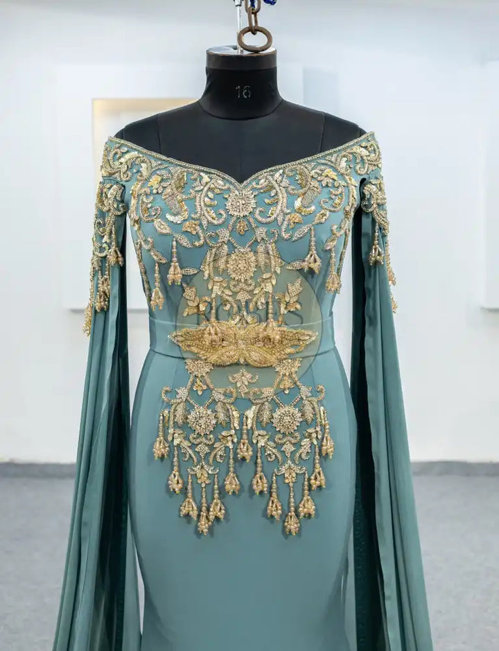 vert robe sirene (2170)