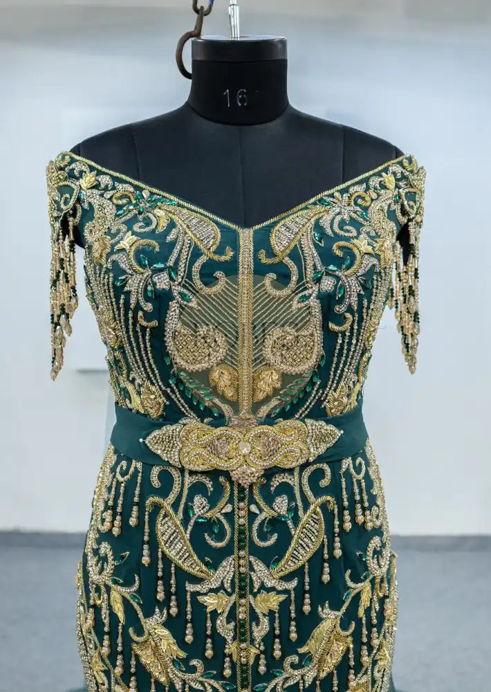 vert robe sirene (3065)