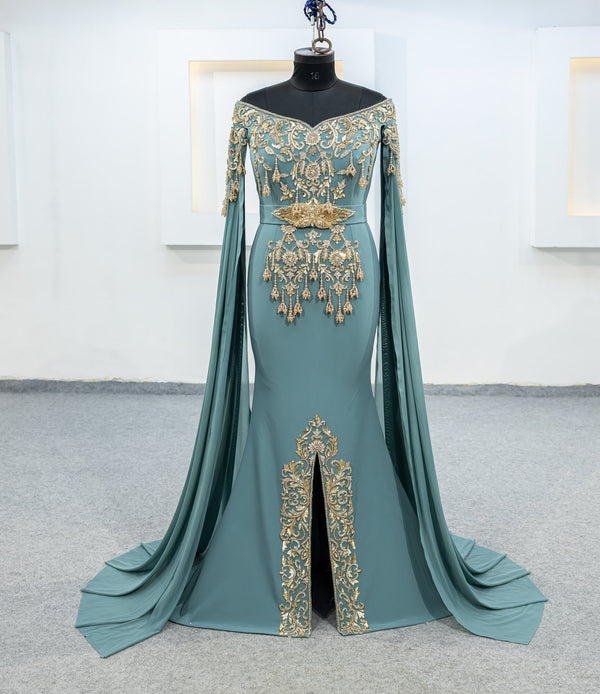 vert robe sirene (2170)